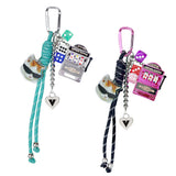 Lucky Cat Metal Keyring