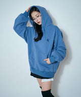 UNISEX 裏起毛パッチロゴパーカー