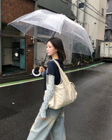 [ORIGINAL] Dot See-through Layered Long-Sleeve T-shirt