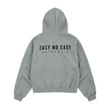オーバーサイズハードクロップフーディー - グレー