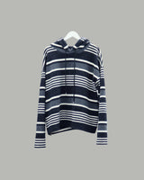 Multiple Stripe Hoodie (Black)