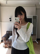 Chiro Layered Dot Long Sleeve Tee