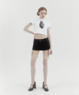 Heart Short Sleeve Tee White