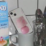 ピンクランプケース (clear)