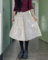 Hush Frill Tiered Long Skirt