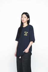 25SS インクスタンプロゴショートスリーブTシャツ ダークネイビー