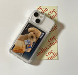 [Card Jell hard case] ブレックファストウィズパピー