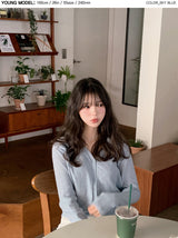 フォーエバーカシミアVネックニットカーディガン (12color)