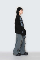 Face over long sleeve T