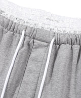 レースレイヤードバミューダショーツ_Melange Gray