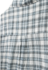 (UNISEX)エアリーコットンチェックシャツ(3colors)