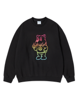 25FW ACベアグラデーションスウェットシャツ ブラック