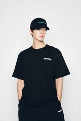 25SS TUFT EMBROIDERY LOGO BALLCAP BLACK