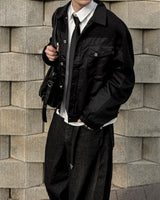 Duron Nylon Knit Trucker Jacket