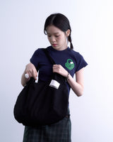 Reversible Dot Tote Bag (Black)