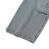 Blunt denim fatigue pants / Washed blue
