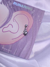 All surgical steel strawberry piercing