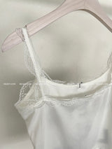 Fury Lettering Ribbon Lace Sleeveless