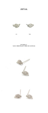 [CCNMADE] Silver Wing Earrings