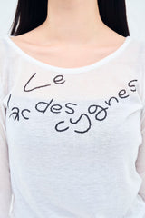 sheer logo TEE