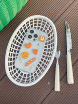 パン、ブランチ、バゲット、クロワッサン、カトラリー、スマホケース