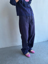 pocket straight pants