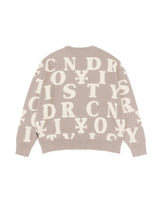 Letters Monogram Knit Sweater