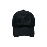BASIC LOGO WASHED BALL CAP (BLACK)