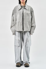 Cracker Dyeing Cargo Pants (2color)