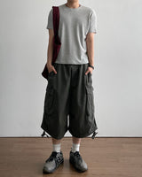 Rope Cargo Bermuda Pants