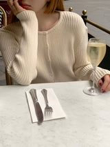 [MADE] Poet V-neck Round Cardigan