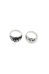 百合 Cloud ring 002 (Black/White)