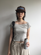 ミューズ オフショルダー Tシャツ (3color)