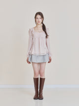 Fairy chiffon bolero (Pink)