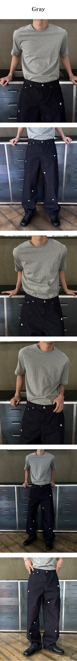 [BASIC ITEM] 4シーズンハーフTシャツ(3color)