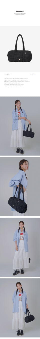 FABRIC ダッフルバッグ(BLACK)