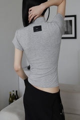 26SS★ [ EEUN BASIC ] Chewing Rounding Short Sleeve T