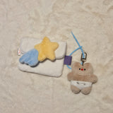[MADE] fluffy baby star pouch