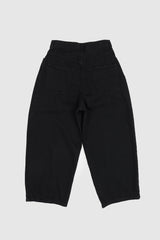 Oberon pintuck balloon denim pants