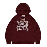VINTAGE LOGO HOODED T-SHIRT WINE