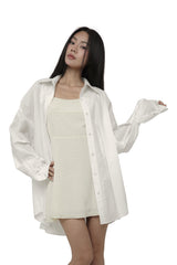 ピュアページシャツ, White
