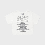 SAA CROP TOP (WHITE)