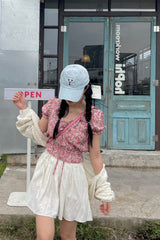 rosy blouse