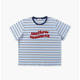 MELLOW MOMENT STRIPE T-SHIRT (SkyBlue)