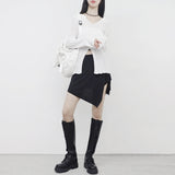 L.Pini V シースルーニット