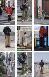 [SEMADE] Easy Cotton Banding Balloon Pants