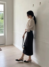 Dren Sheer Shirt Blouse (Strap Set)