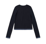 STAR LAYERED LONG SLEEVE - NAVY