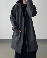 Koven Wool Hooded Coat