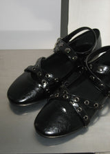 STUD FLAT SHOES
